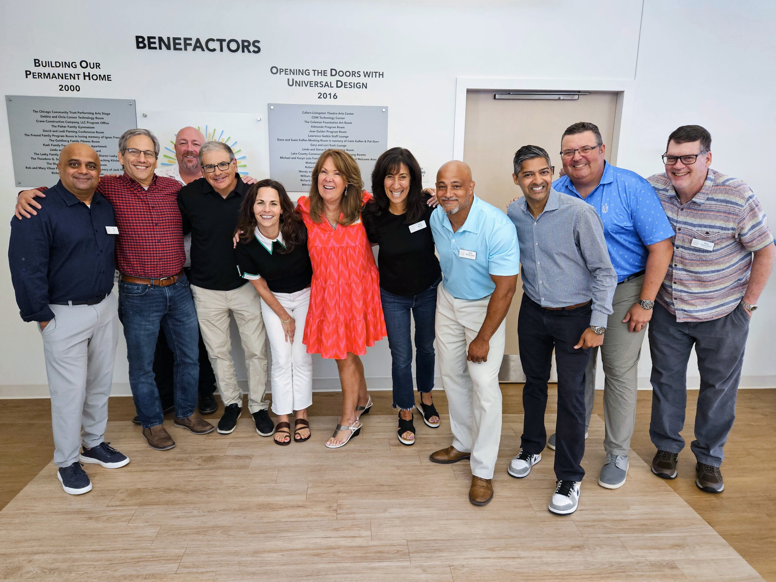 A picture of the CEL Board with CEO.