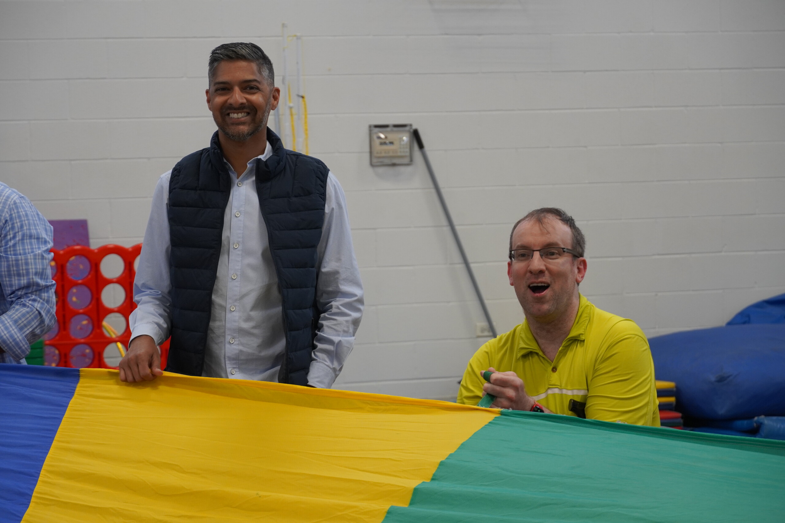 A picture of CEL member smiling with CEL member.