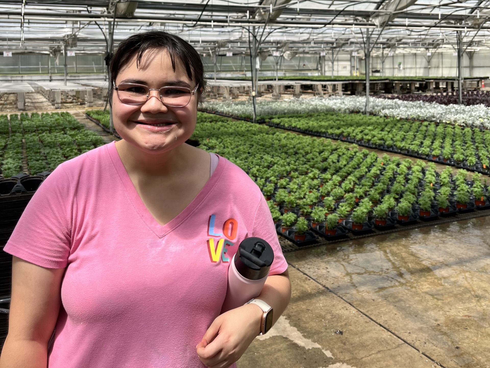 A picture of CEL Employment Rachel during her internship.