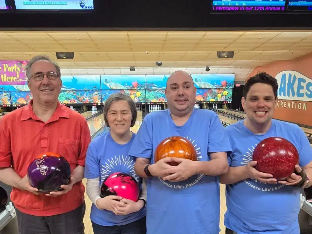 A group of CEL members at Monday Night Bowling.