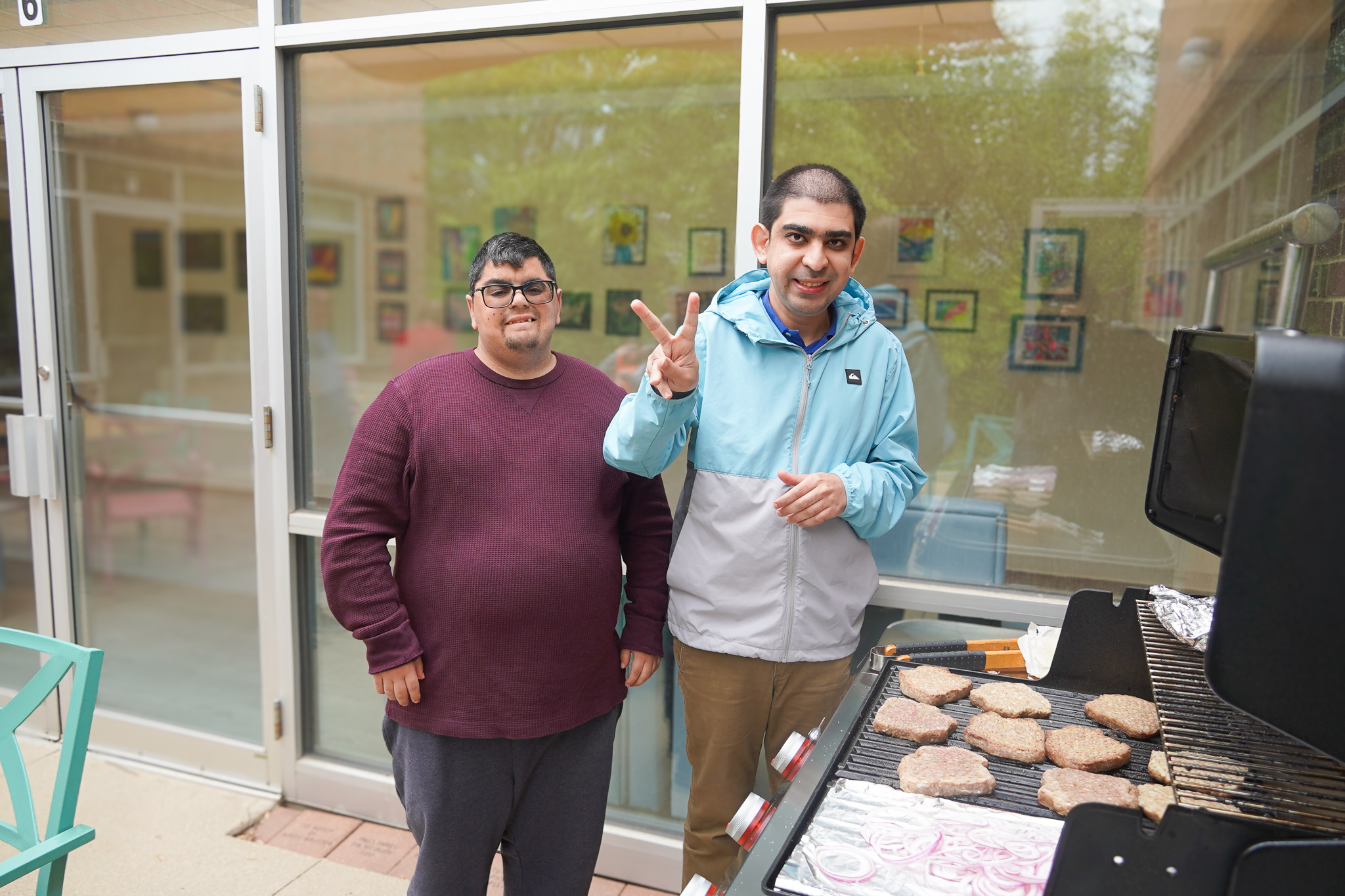 CEL Catalyst members grilling together