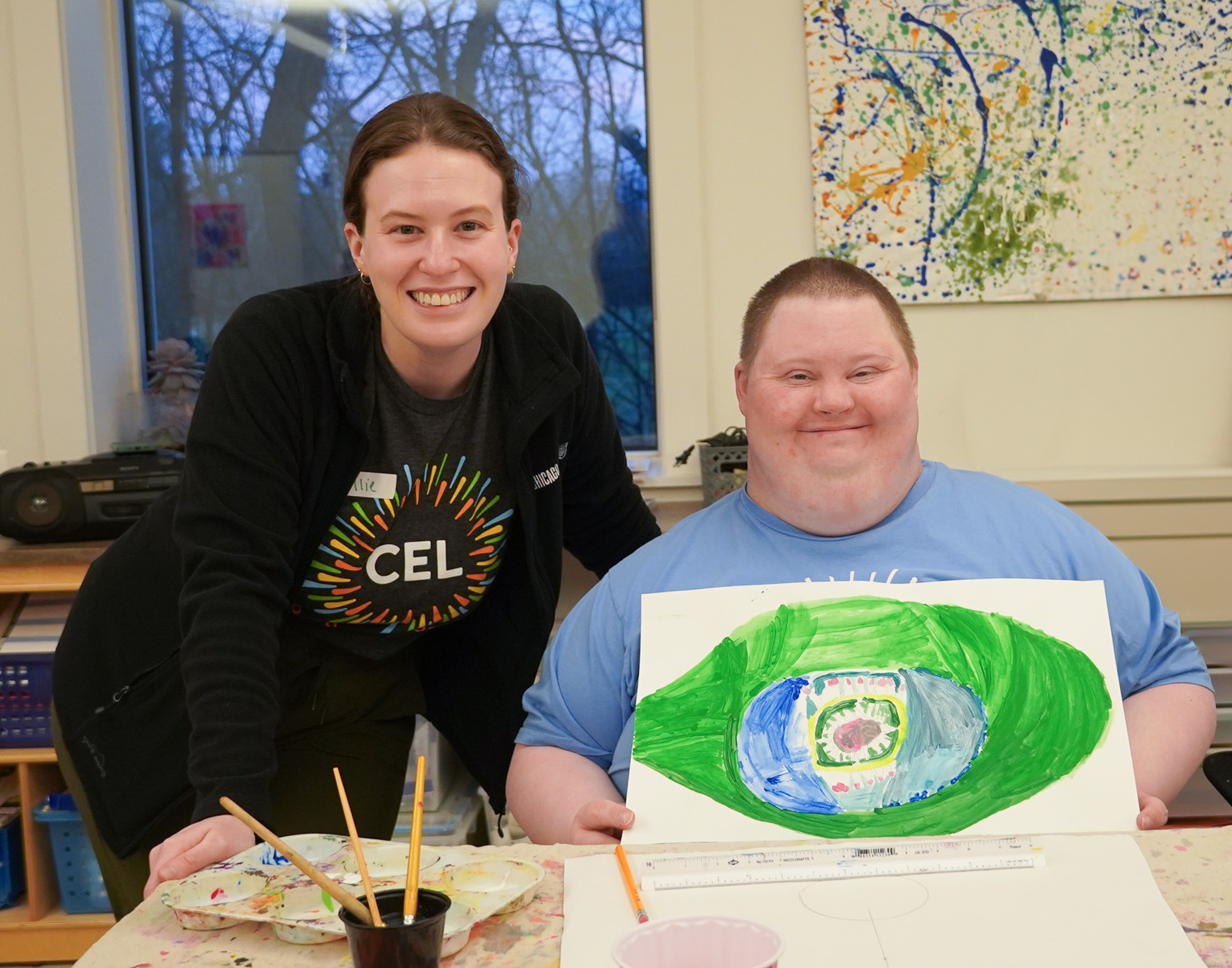 YLC and CEL member during Tuesday Art Night