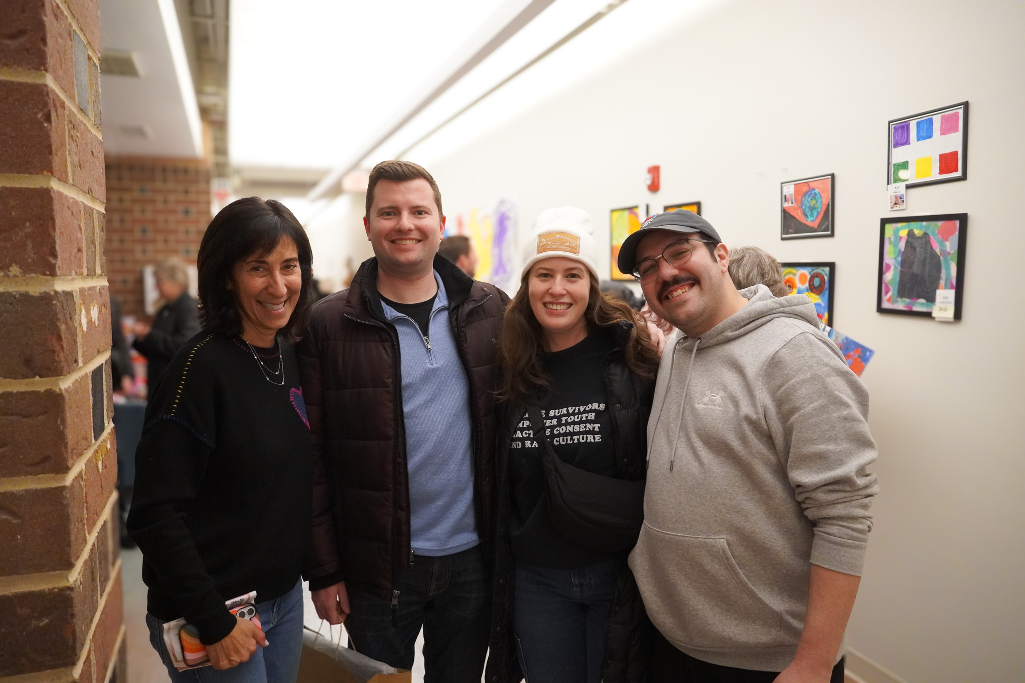 Community members at Artful Evening